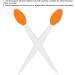 Silicone Nose & Lip Exfoliating Brush for Deep Cleaning and Blackhead Removal - Orange - Buy Online on SooperMarket.com