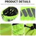 Waterproof Bicycle Helmet Rain Cover - 2-Piece Unisex Rain Protection for Men & Kids - Black & Green - Buy Online on SooperMarket.com