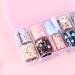 Flower Nail Foil 10 Sheet Vintage Floral Nail Transfers Decal Colorful Manicure Sticker for Wedding Party Holiday (Style F) - Buy Online on SooperMarket.com