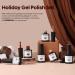 modelones Holiday Gel Nail Polish Set 6 Colors Brown Dark Red Gel Polish Kit Glitter Champagne Gold Nude Pink Grey Nail Polish Gel Soak OFF LED Manicure Nail Art DIY Home Salon Gift for Women live in luxury 1.25 ml (Pack of 6) - Buy Online on SooperMarket.com