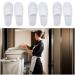 24 Pairs Cotton Velvet Closed Toe Spa Slippers - Disposable, Fit for US Men Size 10 and Women Size 11 - Perfect for Hotels, Homes, and Guests - Buy Online on SooperMarket.com