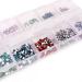 3000PCS Nail Art Rhinestones Kit Nail Tips Slices Nail Art Kit 12 Colours Nail Studs Glitter Nail For Nail Art Decorations - Buy Online on SooperMarket.com