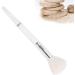 Verdant Touch Beauty Brush Wool Makeup Brush Plastic Handle Blush Highlighter Powder Cosmetics Brush Beauty Tool - Buy Online on SooperMarket.com