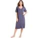 Jecarden Women's Maternity Nightgown - Modal Cotton Sleepwear for Hospital Childbirth - Grey XL - Buy Online on SooperMarket.com