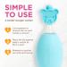 oogiebear Bulb Aspirator - The Safe Baby Nose Sucker for Newborns and Toddlers | BPA Free | Blue - Buy Online on SooperMarket.com