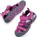Csgkag sandals boy girls sport outdoor sandals closed summer beach closed beach shoes trekkingandals 27 EU rose red