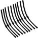 Black Fuel Hose Line Set for 45cc & 52cc Chinese Chainsaw - 10PCs Plastic Fuel Tubes - International Shipping Available - Buy Online on SooperMarket.com