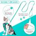 Breakproof Cat Leash Set & Adjustable Soft Kitten Vest with Reflective Stripes - Green Small Cat Dishes for Kittens - Buy Online on SooperMarket.com