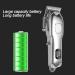 Professional Hair Clippers Kit with LCD Display - Rechargeable Stainless Steel Beard & Mustache Trimmer for Men | Grooming Salon Essentials - Buy Online on SooperMarket.com