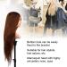 Frisierkopf Training Head - Dark Brown Natural Hair Doll for Professional Hairdressers & Styling - Buy Online on SooperMarket.com