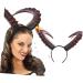 HAPINARY 1pc Devil's Horn Headband Bull Horn Headpiece Halloween Hair Accessories Women Long Horns Headpiece Devil Cosplay Hair Accessory Evil Horn Headdress Cosplay Headpiece Headbands Pu - Buy Online on SooperMarket.com