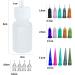 Xmasir Multi-Purpose Precision Applicator JAC Bottle for Henna - 2 Pieces 28 ml + 4 & 16 Needle Tips - Ideal for Fine Detailing - Buy Online on SooperMarket.com