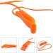 AUGSUN 10 Pcs Safety Whistle with Lanyard - Marine Grade Plastic Whistle for Emergencies, Orange - Buy Online on SooperMarket.com