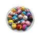 MyMagic 30pcs 4CM Jingle Bell Colorful Metal Charming Bells for DIY Craft Pet Pendants Holiday Party Decoration or Key Chain (4CM, 30pcs) 4CM 30pcs
