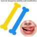 2PC Tongue Muscle Trainer Set - Resin Mouth Muscle Training Device for Speaking & Swallowing Awareness - Buy Online on SooperMarket.com