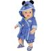 Buy Zapf Creation Baby Born Bath Deluxe Bathrobe Set - Blue Doll Clothing 43 cm | International Shipping Available - Buy Online on SooperMarket.com