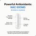 Just Glow NAC (N-Acetyl-L-Cysteine) 600mg - 120 Capsules | NAC Supplement | Pure NAC 600mg Capsule for Antioxidants | Maintenance of Good Health | Made in Canada | 120 Vegetable Capsules 120 count (Pack of 1) - Buy Online on SooperMarket.com