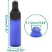 Rowiz 30 Pack 5ml Glass Drip Bottles for Essential Oils Lotions & Perfumes - Blue with Droppers & Caps - Buy Online on SooperMarket.com