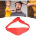DIY Silicone Neckline Template Stencil for Easy Precise Hair Trimming Adjustable Fit Versatile Design Professional Hairline Shaping Time Saving Hair Grooming Red - Buy Online on SooperMarket.com