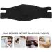 Healifty Chin Strap 2Pcs - Anti Snoring Facial Exerciser for Snoring Solution - Unisex Snore Straps in Black - Buy Online on SooperMarket.com