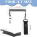ZDNT 2 PCs Black Spiral Key Rings | Paracord Tactical Lanyard for Fishing Hiking Hunting & Mountaineering - Buy Online on SooperMarket.com
