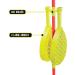 Swingball Classic Original - Red & Yellow | Outdoor Fun | Traditional Ground Set with Tennis Ball & 2 Bats | Ages 5+ - Buy Online on SooperMarket.com