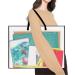 DPEI XUAN Art Portfolio Bag - 19x25 Inch Transparent White Poster Storage Organizer with Zipper and Handle - Ideal for Large Posters, Poster Boards, Paintings - 1 Pack - Buy Online on SooperMarket.com