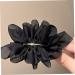 Chiffon Flower Hair Clips Set - 3PCS French Barrettes for Women and Girls in 3 Colors - Buy Online on SooperMarket.com