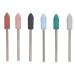 6Pcs Nail Art Grinding Head Dead Skin Removal Nail Drill Grinding Polishing Head Set(#12)