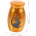 GANAZONO Pet Urn Cremation Urns for Human Ashes Souvenir Dog Ashes Urn Rabbit Urn Cat Urn Stainless Steel Multi 2 - Buy Online on SooperMarket.com