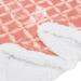 Sherpa Queen Size Pink Throw Blanket 90x90 - Cozy & Soft Fleece Blanket for Couch, Sofa, Bed - Reversible & Fluffy - Plush Brushed Finish - Buy Online on SooperMarket.com