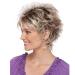 Chic Women Short Wig | 100% Human Hair Real Hair Wig for Cosplay & Parties | Fashionable Wave-Shaped Style - Buy Online on SooperMarket.com