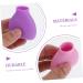 6-Piece Makeup Brush Dust Cover Set | Silicone Cosmetic Brush Holders & Lipstick Protection | Travel-Friendly Beauty Accessories - Buy Online on SooperMarket.com