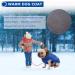 Reflective Waterproof Dog Winter Jacket with Thicken Fleece Lining - Blue - Medium - Buy Online on SooperMarket.com