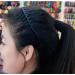 Unisex Wavy Headband Black Spring Wavy Metal Hair Band with Long Teeth Hairhoop Sports Headband Headwear Accessories Black 1pc Wavy Metal Hair Band - Buy Online on SooperMarket.com