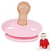 Baby Pacifier Silicone Baby Teething Ring Toy Teething Aid Baby Teething Ring - Baby Toy 6 Months Pink