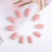 Brishow Pink Short False Nails - 24pcs Natural Acrylic Stick-On Full Cover for Women & Girls | International Shipping - Buy Online on SooperMarket.com