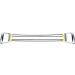 Bad Company Chest Expander | 5-Way Adjustable Resistance Bands with Handles | Home Fitness Training Equipment - Buy Online on SooperMarket.com