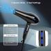 Cliplanyard Ionic Hairdryer 1200W AC Black Professional Hair Dryer Motor Fast Drying Salon with 2 Speed 3 Heat Setting Cool Button Diffuser Nozzle Concentrator Comb for Curly and Straight - Buy Online on SooperMarket.com