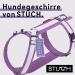 STUCH Dog Harness - Adjustable Padded Nylon Harness for Small Medium & Large Dogs | Purple M - International Shipping Available - Buy Online on SooperMarket.com