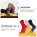 MAGICLULU Unisex Tourmaline Self-Heating Health Socks - 3 Pairs Mix Color, Ideal for Fishing, Camping, Hiking, Skiing - Men and Women - Buy Online on SooperMarket.com