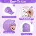 AOMIG DIY Adjustable Baseball Cap Craft Set for Girls - 10 Self-Adhesive Glitter Stones - Perfect Gift for Ages 4-11 - Purple Sun Hat - Buy Online on SooperMarket.com