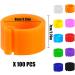 100 Bird Identification Rings - Pigeon Footrings Parrot Leg Bands & Poultry Marking Tape - 8mm Clamping Rings for Chickens Quail & More - Buy Online on SooperMarket.com
