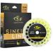 SF Sinking Tip Line Weight Forward Taper Fly Line Fly Fishing Line with Welded Loop Floating for Freshwater WF 4 5 6 7 8 9 10F/S 100FT IPS3/IPS5 Fluor Yellow&Black/Freshwater/Sink Tip WF9F/S-100FT-5IPS