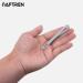 Wide Grip Slant Tweezers - German Stainless Steel - Hand-Filed Slanted Tips for Ultra-Precision - Tweezers for Eyebrows and Nose/Ear/Facial Hair - Professional Grade - Buy Online on SooperMarket.com