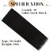 S-noilite Clip In Extensions | Dark Black 76cm Half Wig & Hair Compression - Smooth 3/4 Wig - Buy Online on SooperMarket.com