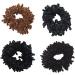 Hair Scrunchies for Girls Volumising Scrunchie Big Hair Ties Elastic Hairbands Hair Headwear Black Hair Scrunchies - Buy Online on SooperMarket.com