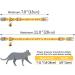 Tagme Personalized Cat Collar - Adjustable Safety Neck Band with Name & Phone 2-Pack Yellow (18-28 cm) - Perfect for Cats - Buy Online on SooperMarket.com