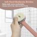 Pink Long Handle Back Scrubber for Shower with Soap Dispenser - Exfoliating Bath Brush 14in - Buy Online on SooperMarket.com