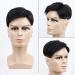 Blue Wig Toupee for Men | Human Hair V-Looped Hairpieces - Ultra Thin Skin 16x18cm & 18x20cm - Buy Online on SooperMarket.com